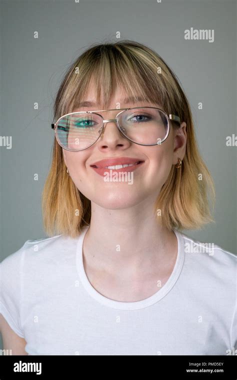 blonde hair girl with glasses|4,241 Teen Girl Glasses Blonde Stock Photos